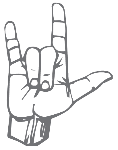 I love you ASL sign